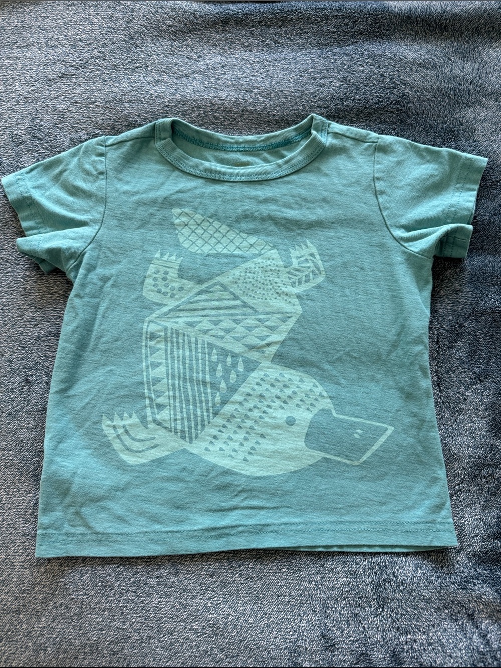 Tea Collection Teal Short-Sleeve Graphic Tee with Platypus